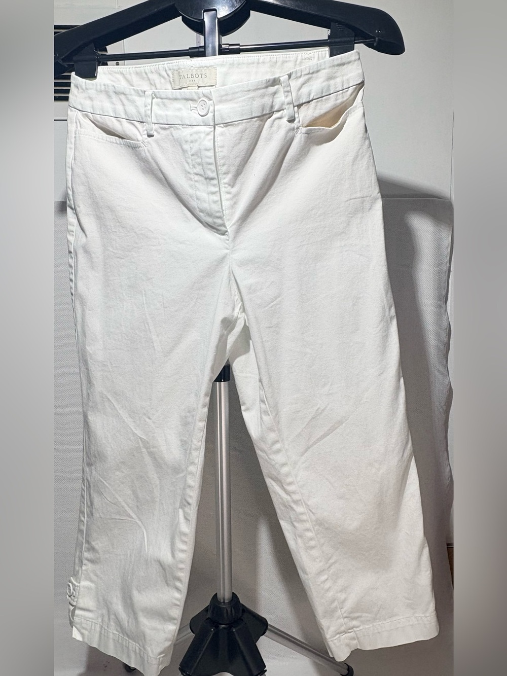Talbots White Chinos - Clean Straight Leg